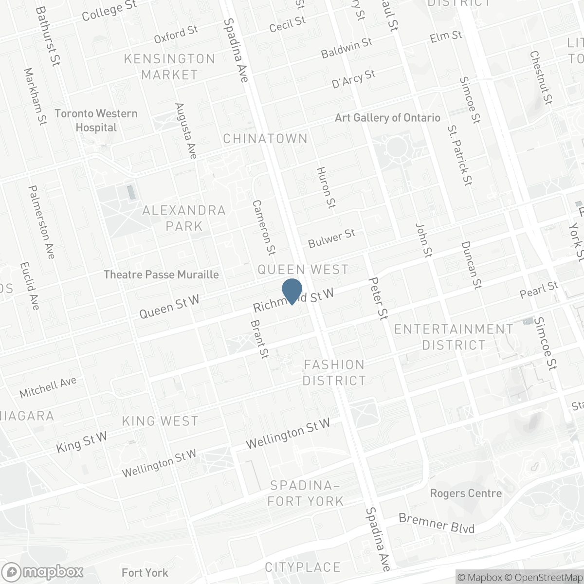 1003 - 438 RICHMOND STREET W, Toronto, Ontario M5V 3S6